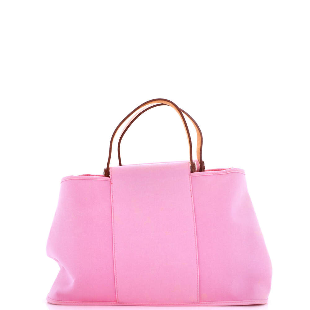 Hermes 39 Cabag Elan Toile and Leather - Picture 3 of 7